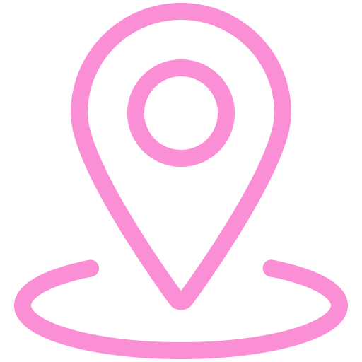 An icon of a location pin drop, representing geolocation.